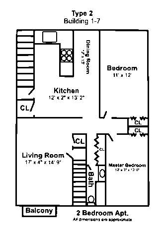 2 Bedroom Type 2 floor plan
