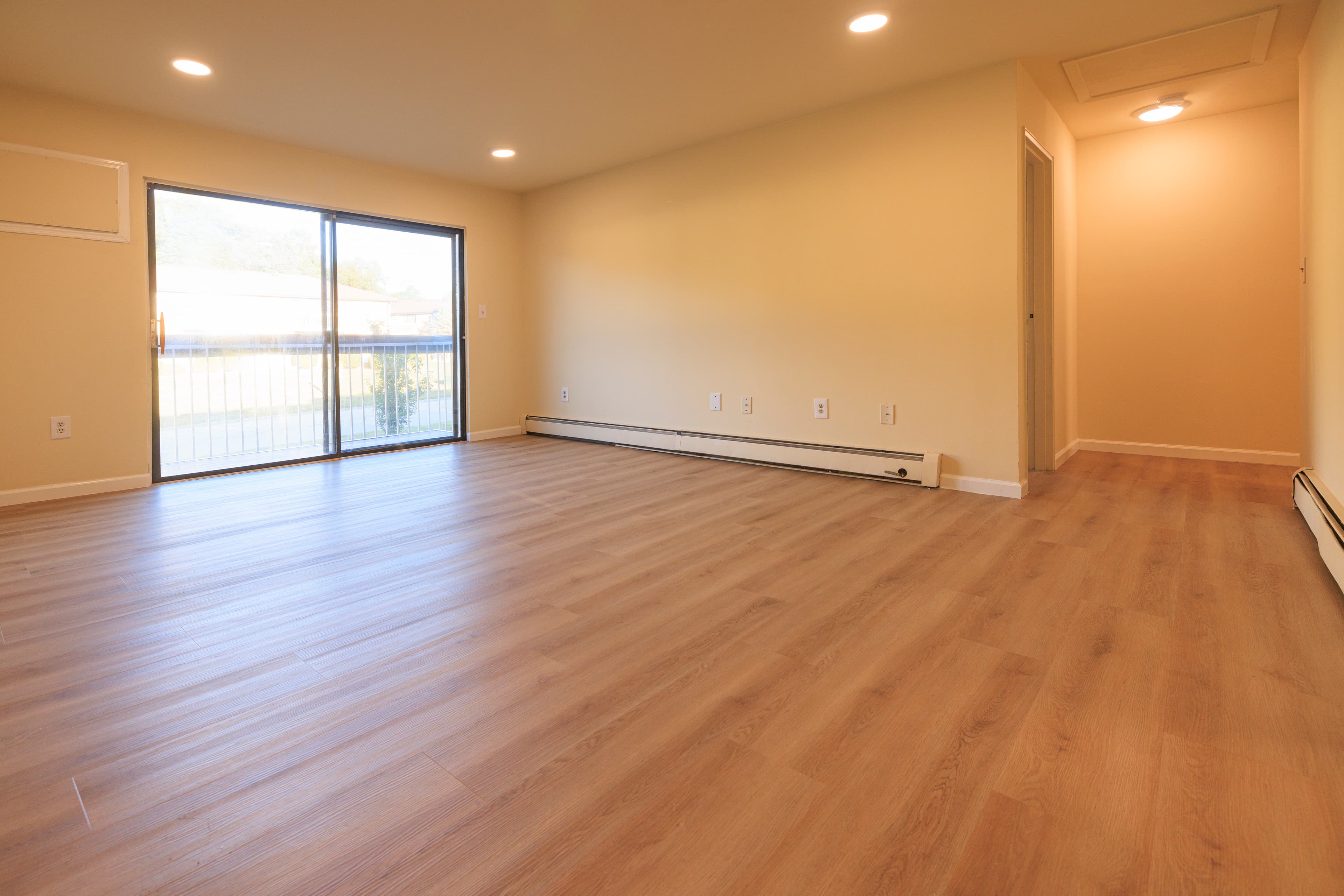 Spacious living room at Eagle Rock Village
